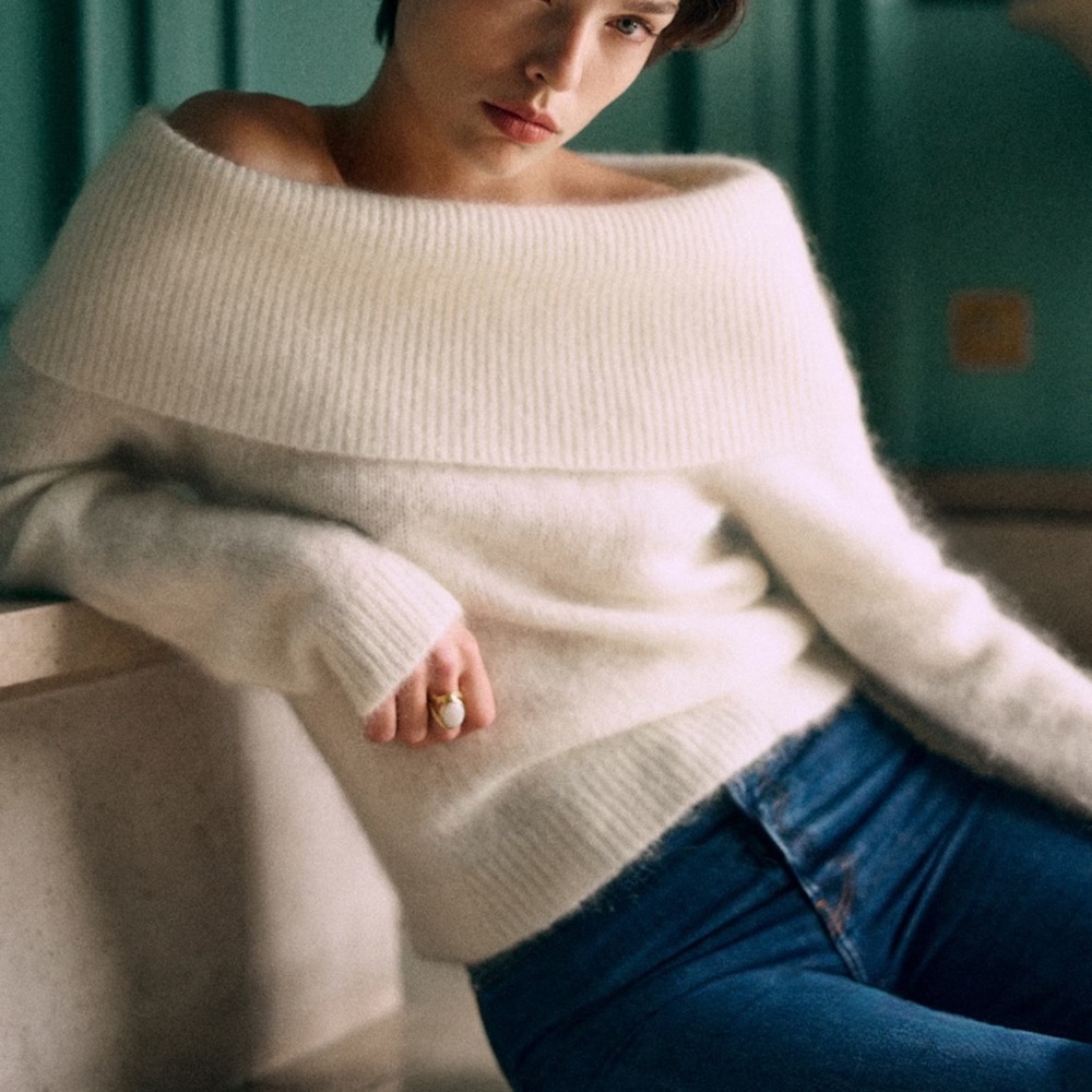 Sezane - Aurore Jumper - Ecru - S - NWT